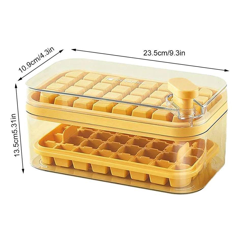 صينية مكعبات ثلج أكريليك مع صندوق تخزين – ICE LATTICE