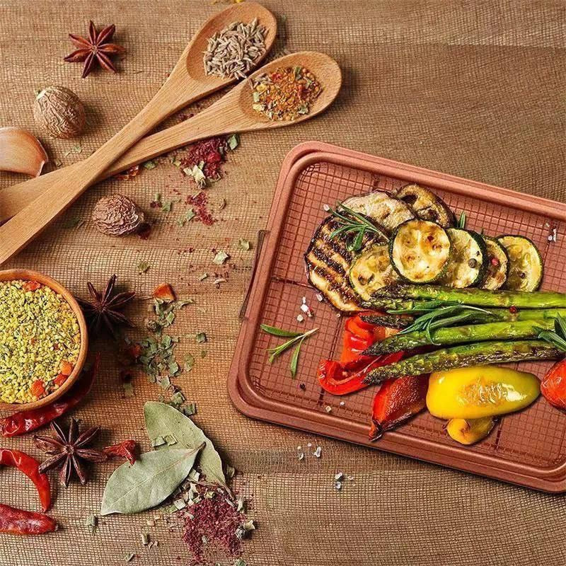 صينية سفلية مع سلة شبكية