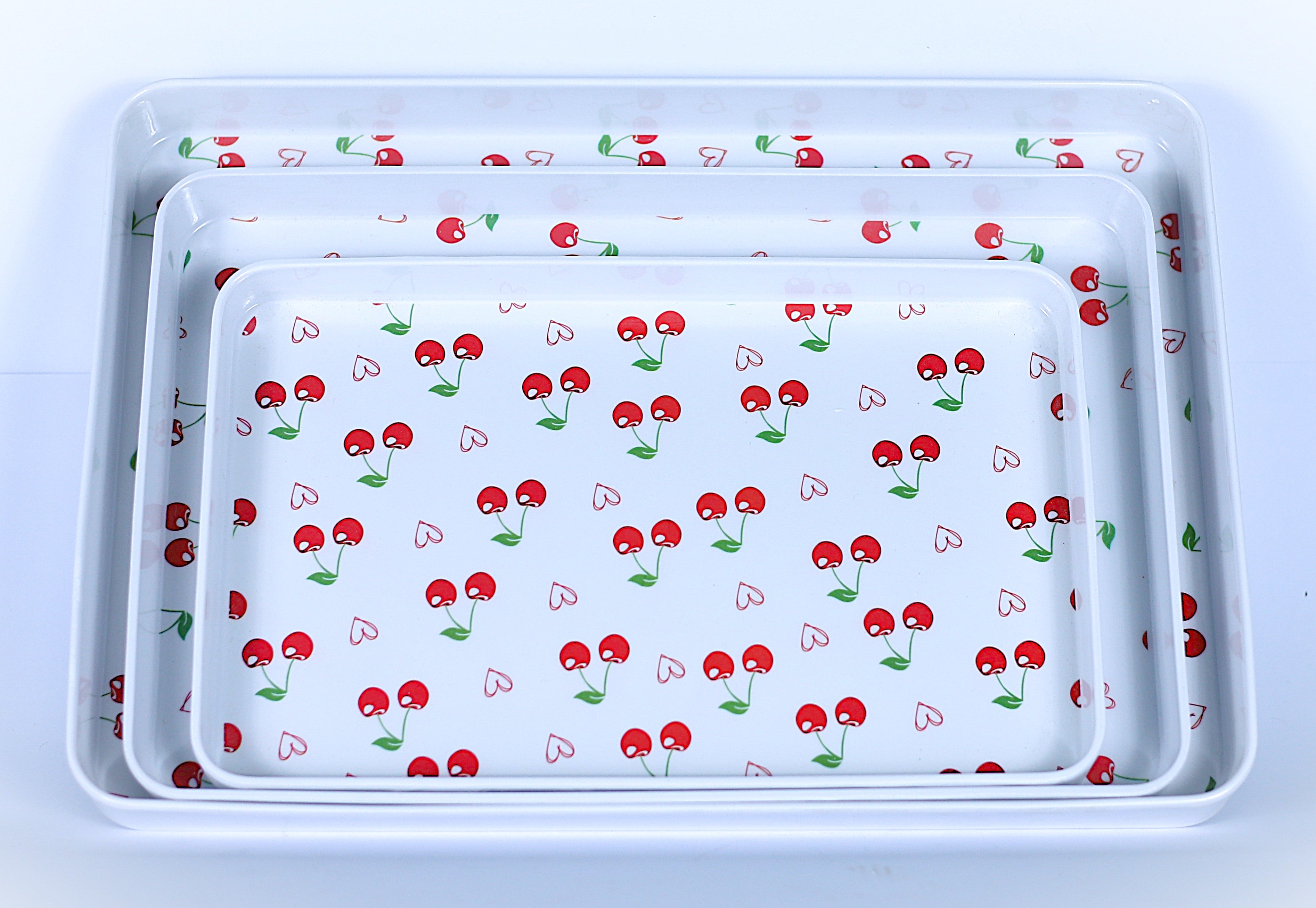 طقم صواني "كريز" مستطيل - 3 مقاسات مختلفة