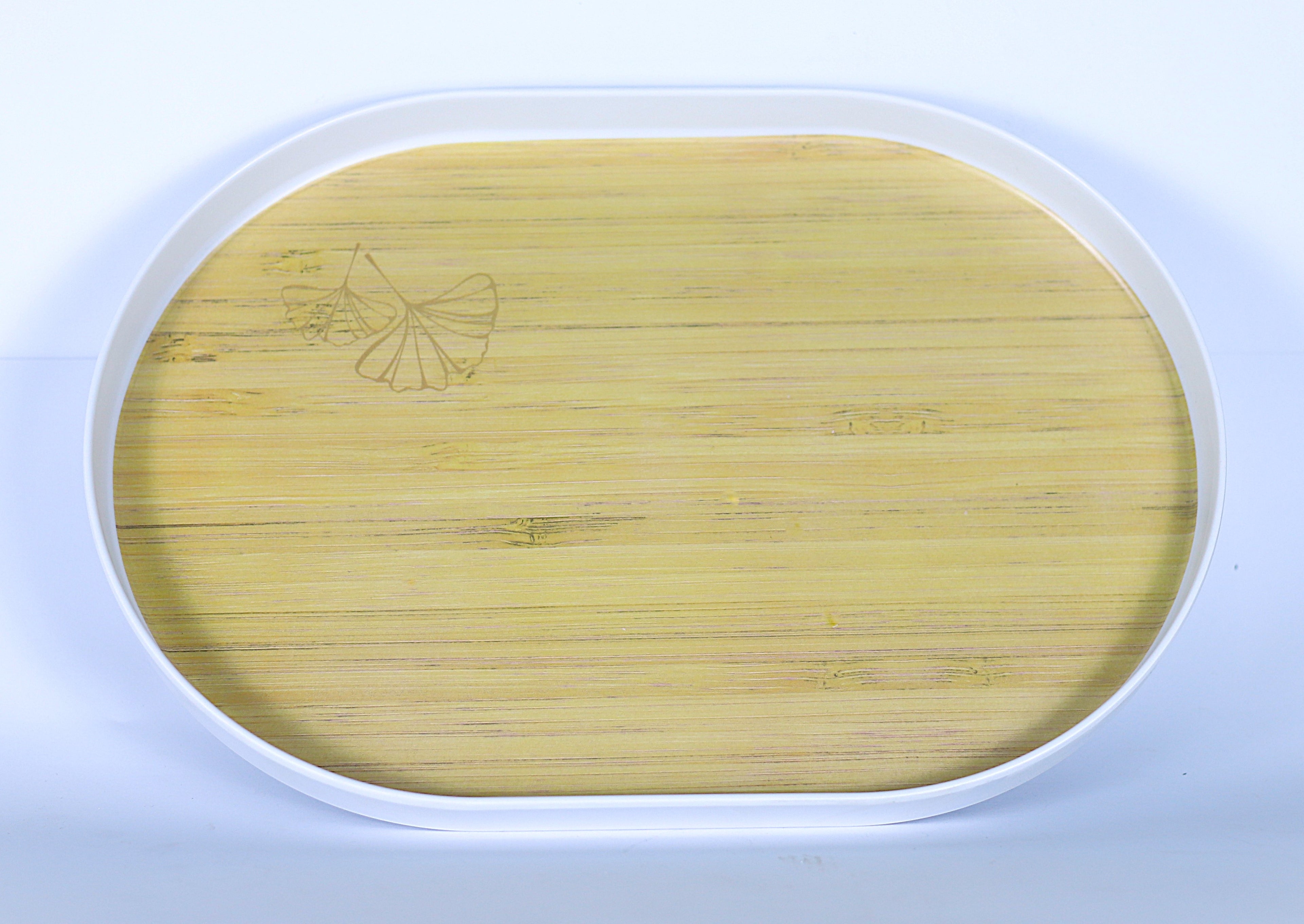 طقم صواني "خشبي" بيضاوي - 3 مقاسات مختلفة