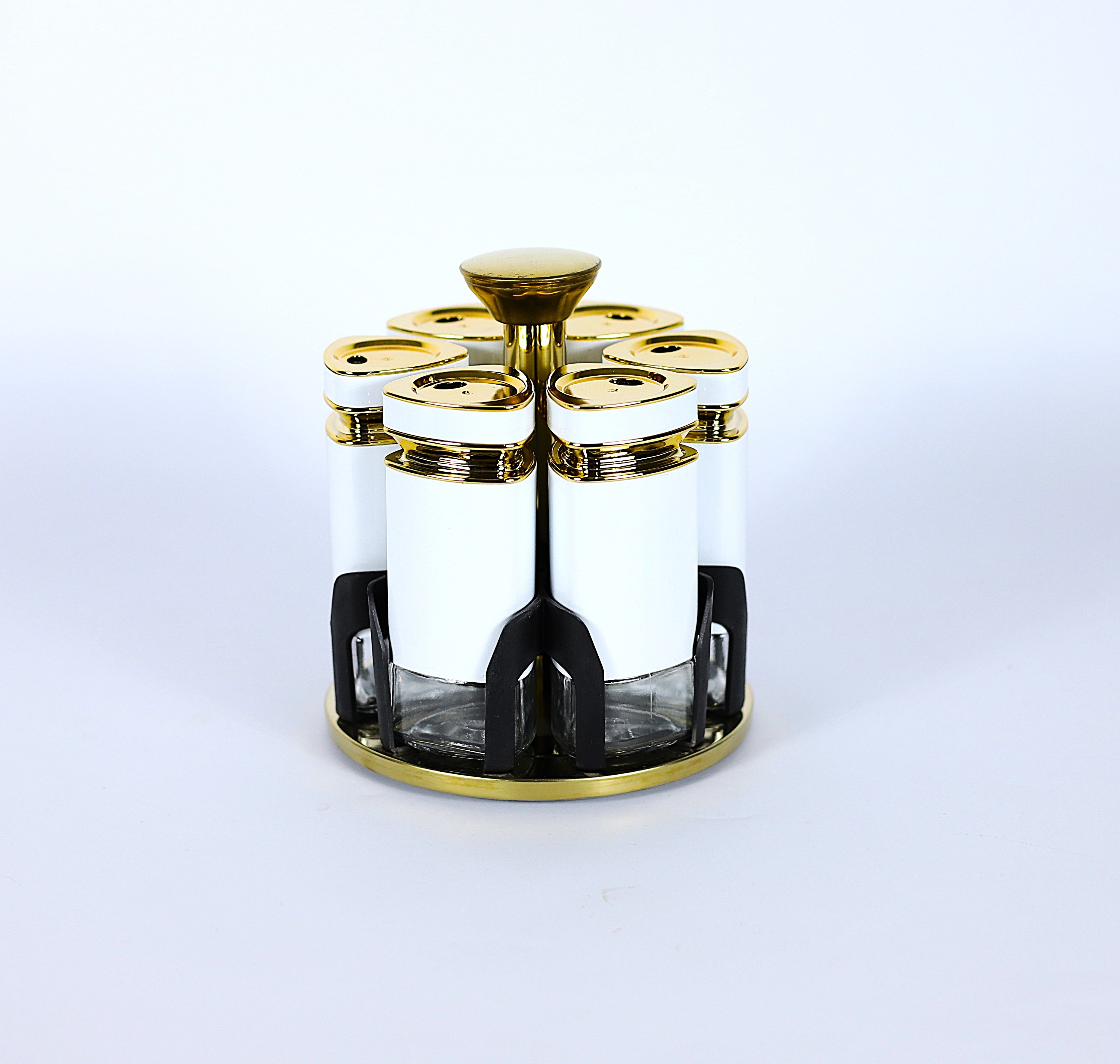 طقم توابل "رويال وايت" دوار