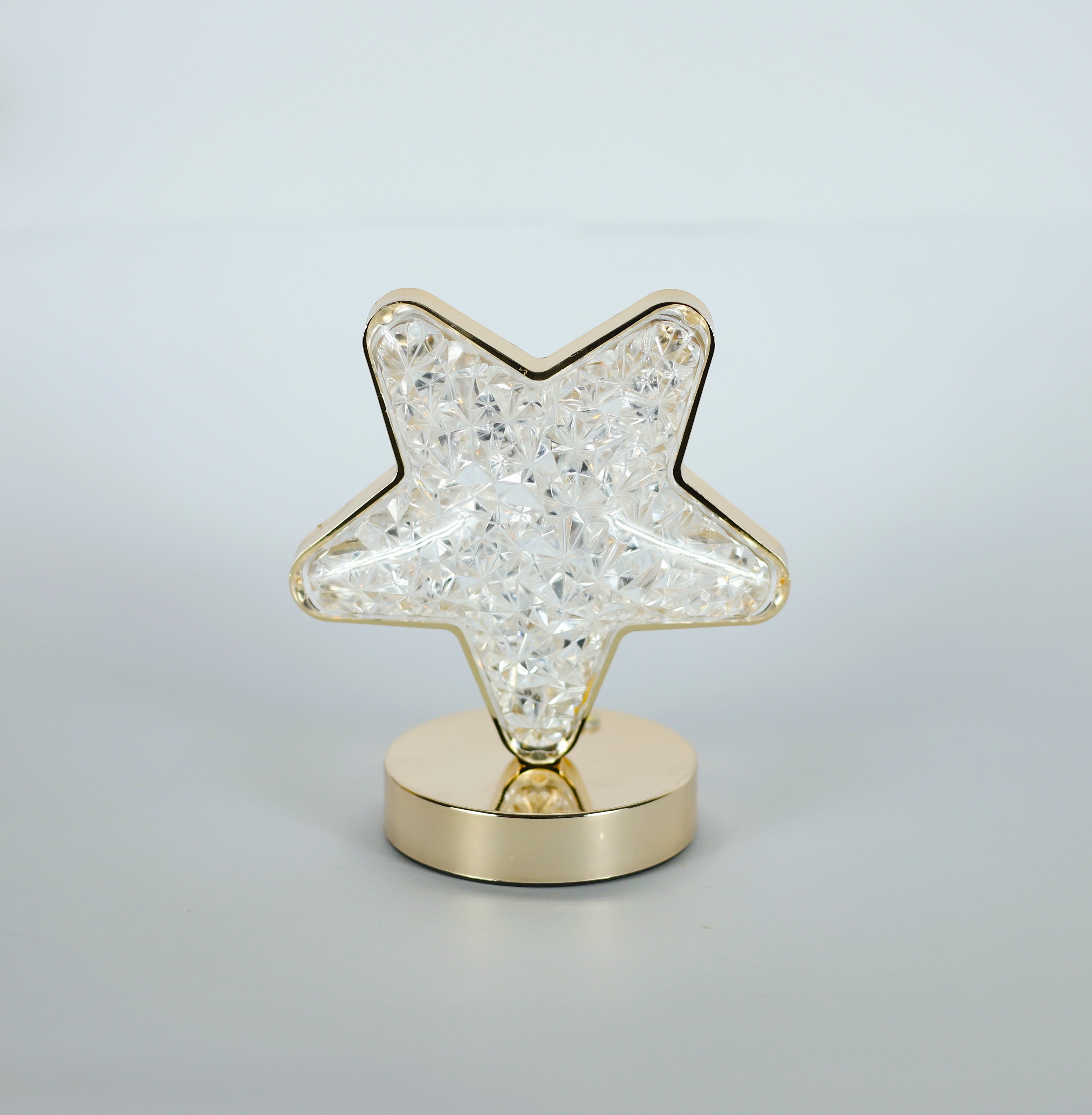 أباجورة كريستال LED تصميم نجمة