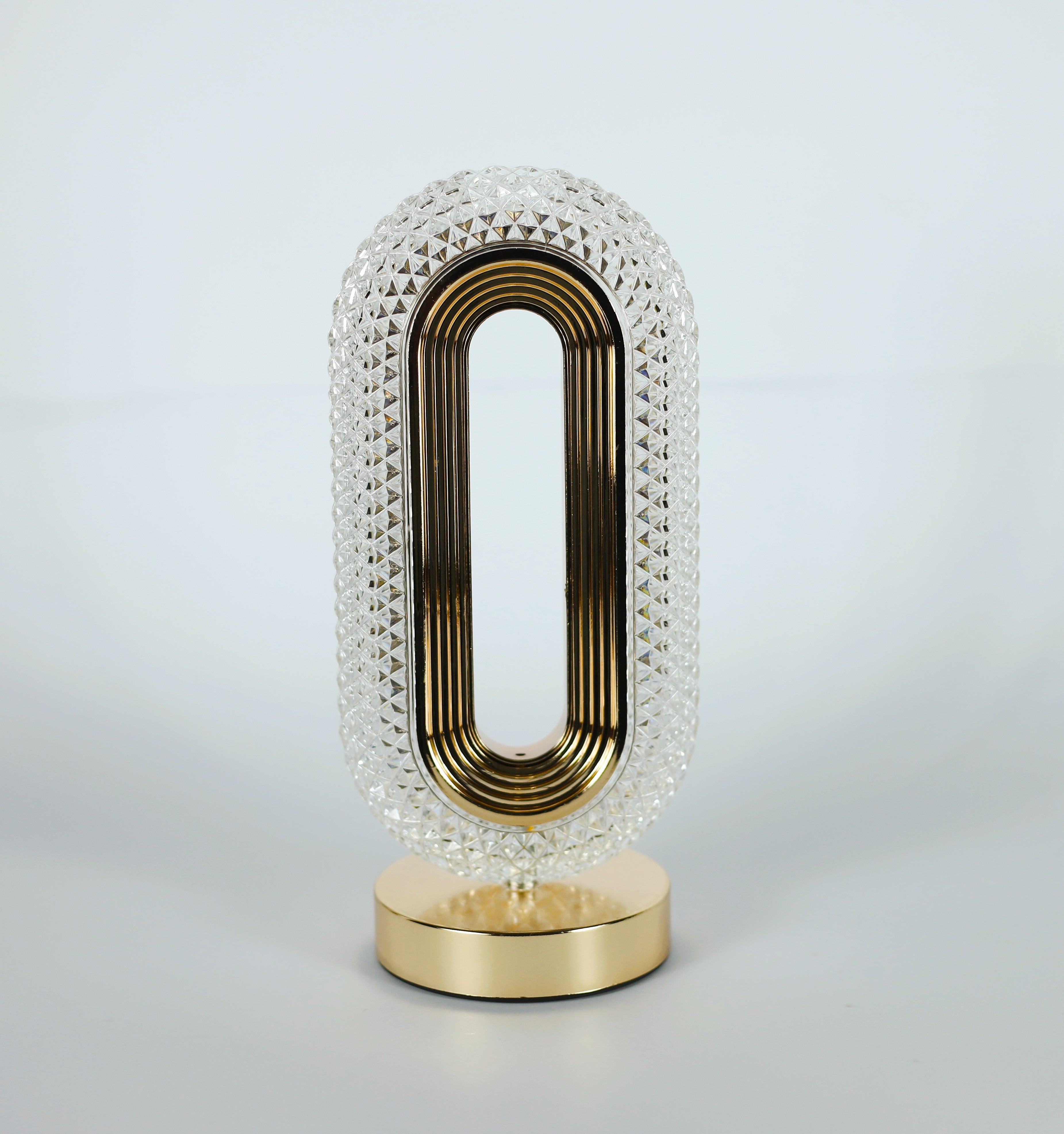 أباجورة كريستال مودرن بيضاوية