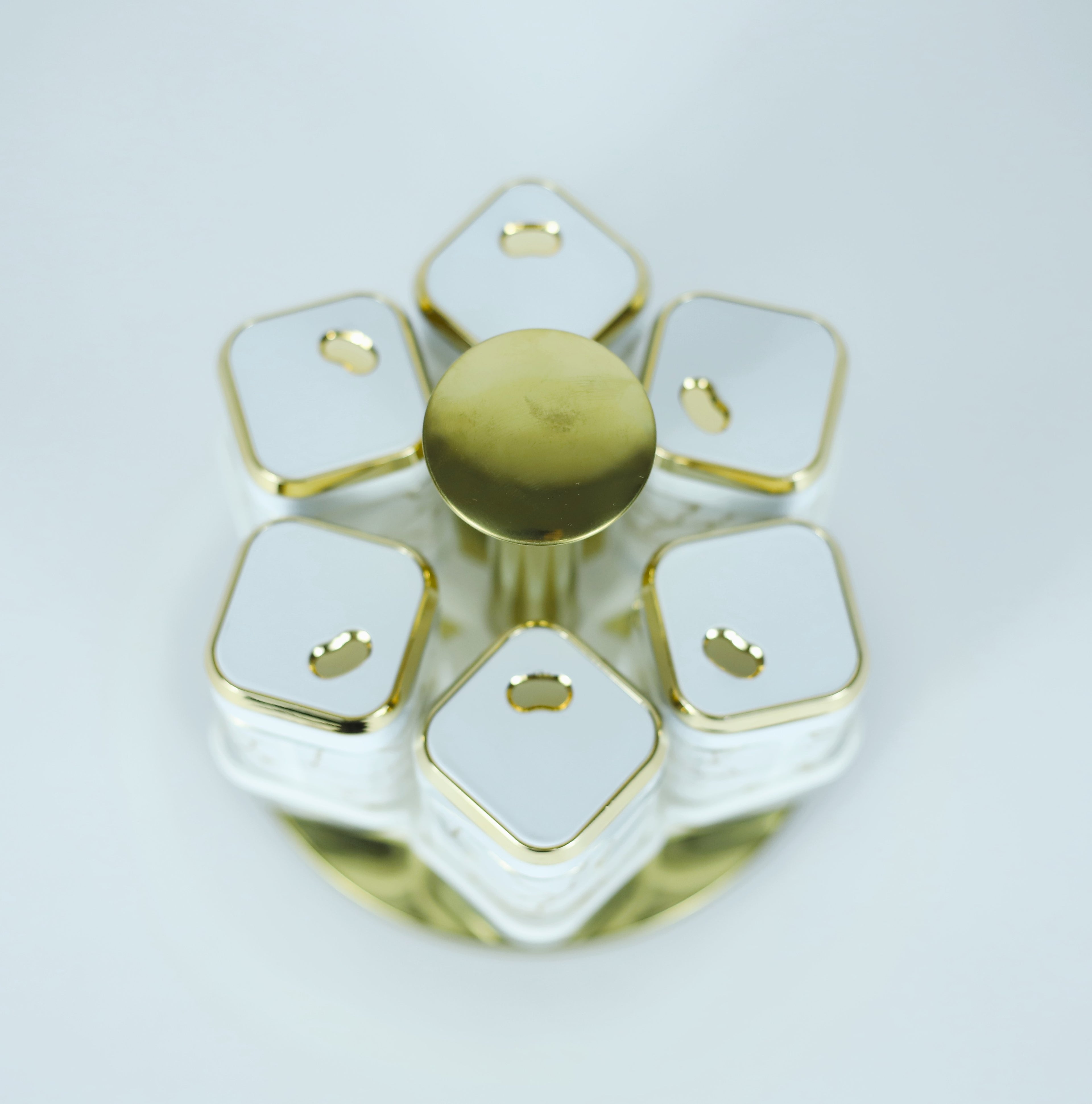 طقم توابل "ماربل تاتش" دوار