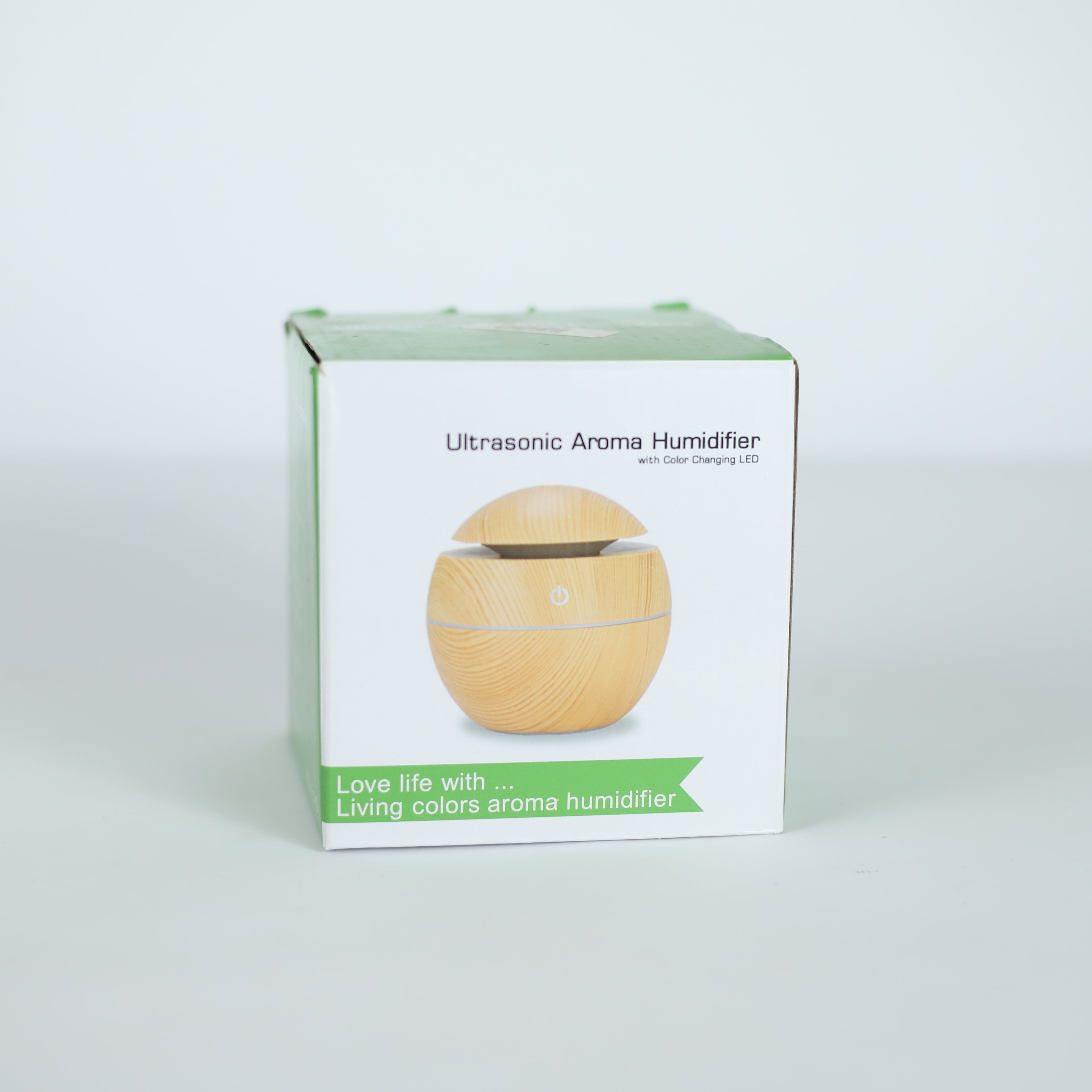 فواحة وموزع عطري خشبي كروي LED